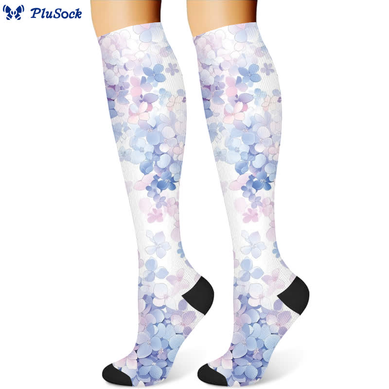 Dreamy Star Feather Compression Socks(3 Pairs)