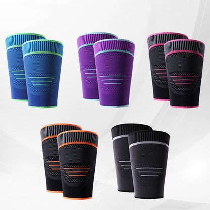 Elastic Knitted Sports Compression Thigh Sleeves