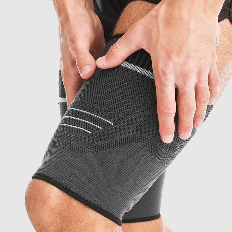 Elastic Knitted Sports Compression Thigh Sleeves