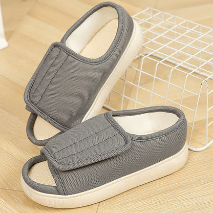 Plus Size Adjustable High Instep Non-slip Slippers