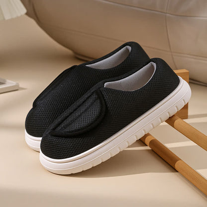 Plusock Wide Opening Mesh Slip-On Slippers - Black - EU46-47(US12-12.5) - image 5