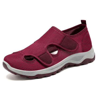 Breathable Casual Velcro Adjustable Slippers