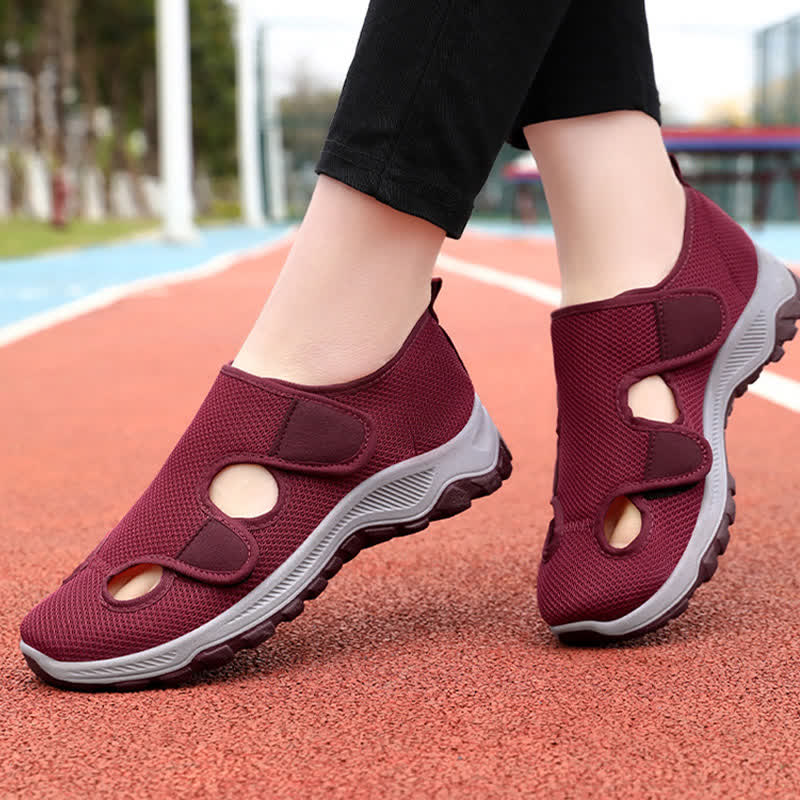 Breathable Casual Velcro Adjustable Slippers