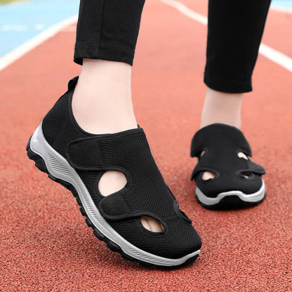 Breathable Casual Velcro Adjustable Slippers