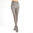 Plusock Vintage Floral Leopard Print Pantyhose