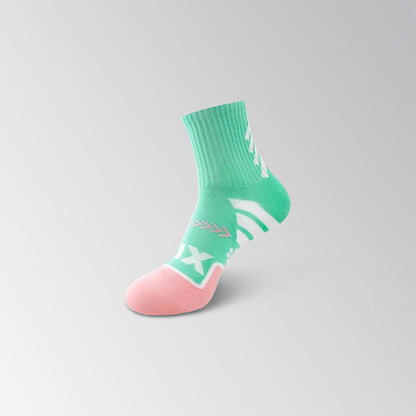 Number Graphics Print Ankle Compression Socks(8 Pairs)
