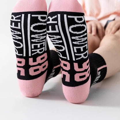 Number Graphics Print Ankle Compression Socks(8 Pairs)
