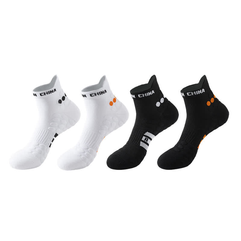 Cotton Non-slip Sports Ankle Compression Socks(4 Pairs)