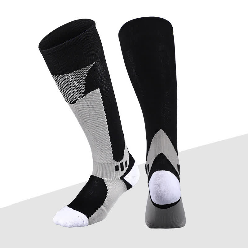 Plusock Soccer Sports Compression Knee High Socks(6 Pairs)