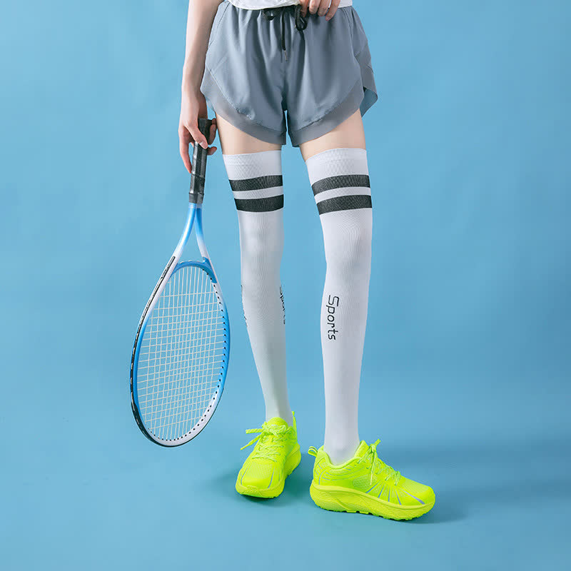 Plusock Fitness Compression Thigh High Socks(2 Pairs)