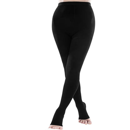 Plus Size Medical Open Toe Compression Pantyhose(30-40mmHg)