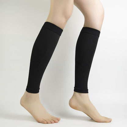 Plusock Solid Color Sports Calf Compression Sleeves
