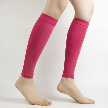 Plusock Solid Color Sports Calf Compression Sleeves