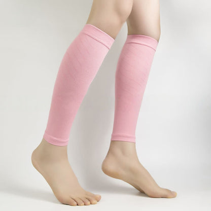 Plusock Solid Color Sports Calf Compression Sleeves