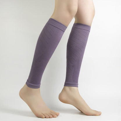 Plusock Solid Color Sports Calf Compression Sleeves