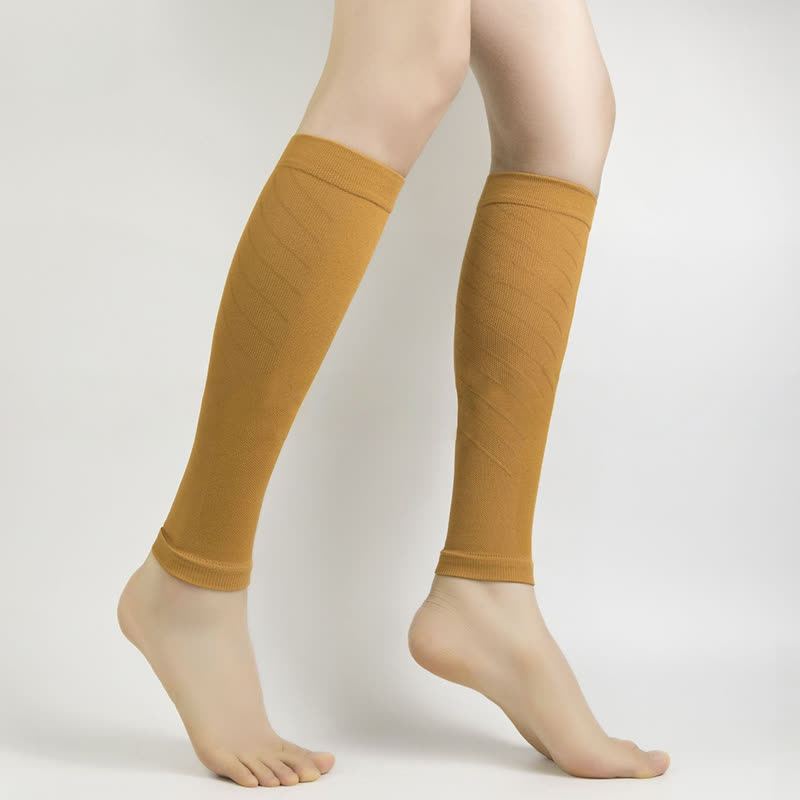 Plusock Solid Color Fiteness Calf Compression Sleeves