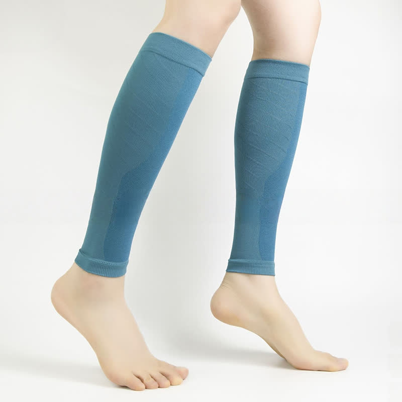 Plusock Solid Color Fiteness Calf Compression Sleeves