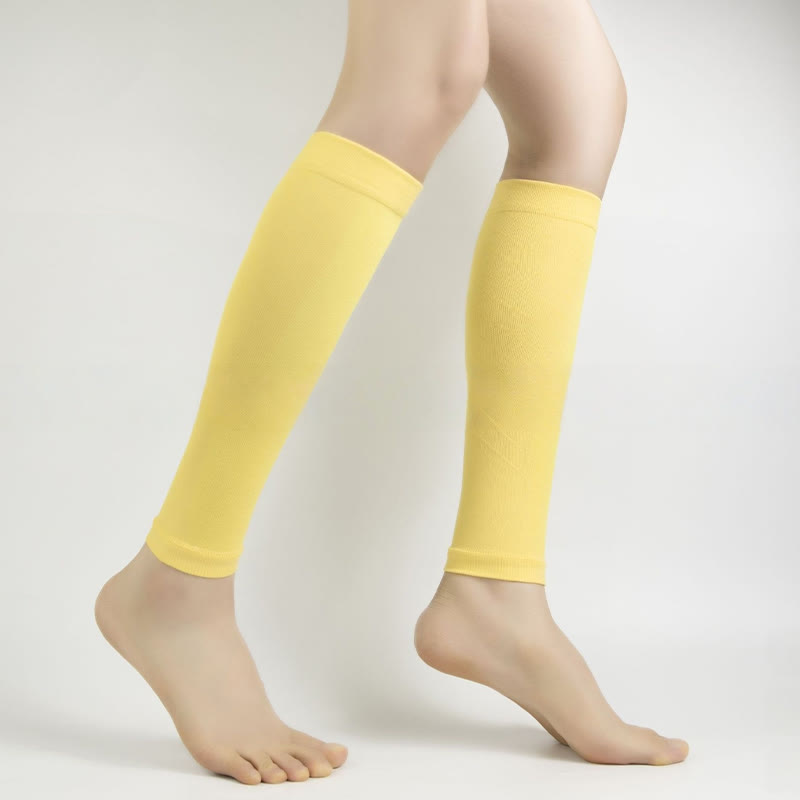 Plusock Solid Color Fiteness Calf Compression Sleeves