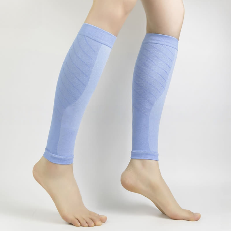 Plusock Solid Color Fiteness Calf Compression Sleeves