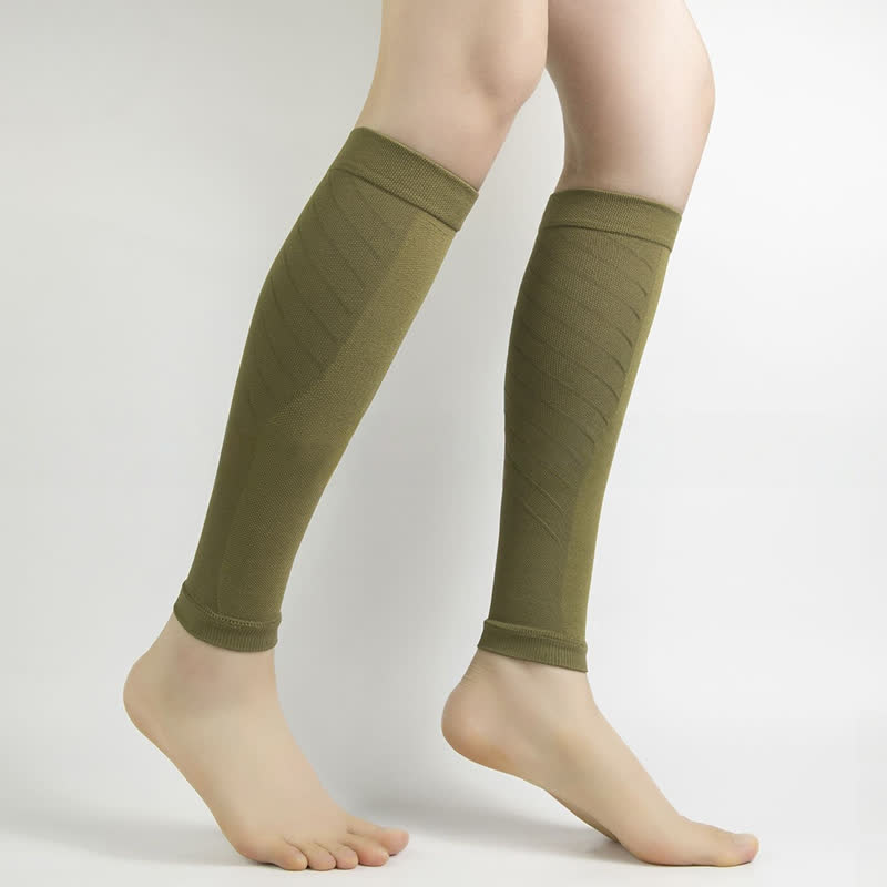 Plusock Solid Color Fiteness Calf Compression Sleeves