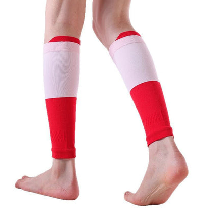 Plusock Colorblock Sports Running Compression Calf Sleeves(3 Pairs)