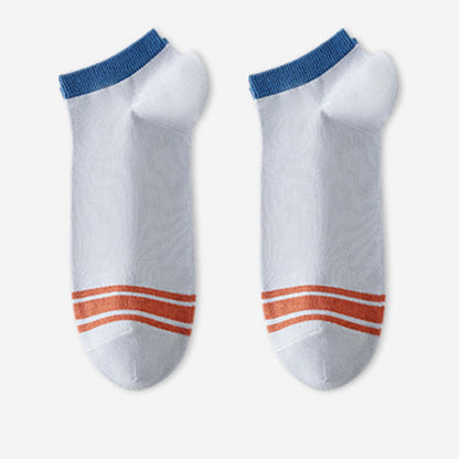 High Elastic Pure Cotton Antibacterial Ankle Socks(6 Pairs)