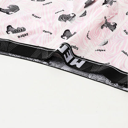 Animal Gesture Print Men's Breathable Boxer Briefs(3 Packs)