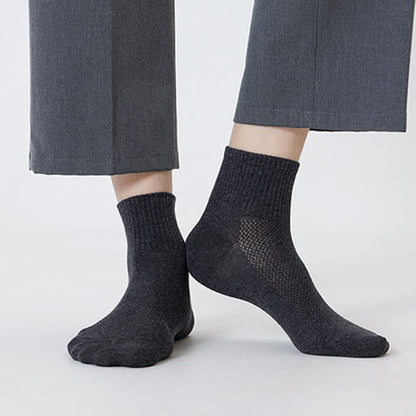 Pure Cotton Mesh Thin Breathable Ankle Socks(7 Pairs)