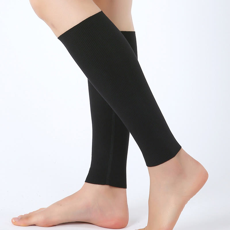 Bundle Modal Solid Color Thigh High + Calf Compression Sleeves