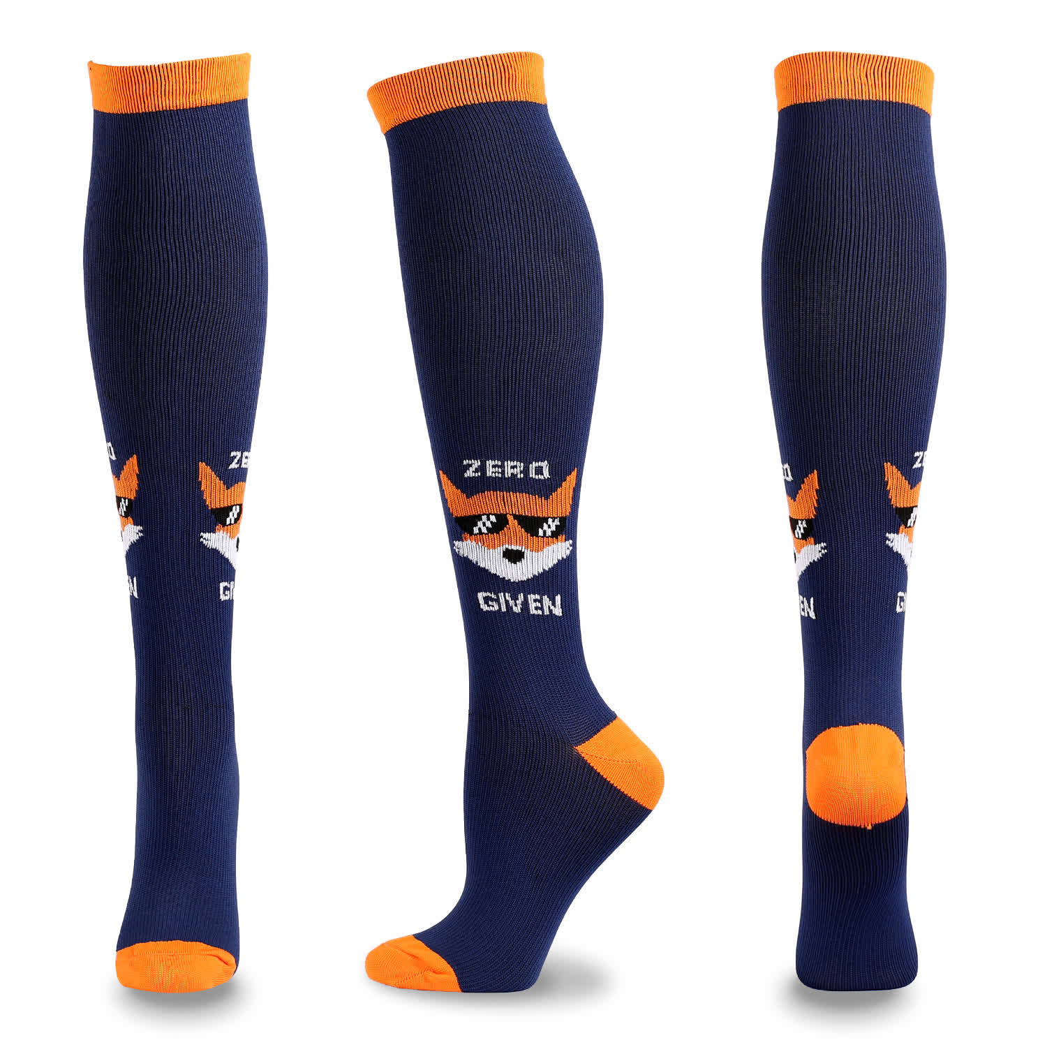 Plusock Funny Cartoon Animal Print Compression Socks(5 Pairs) - image 9