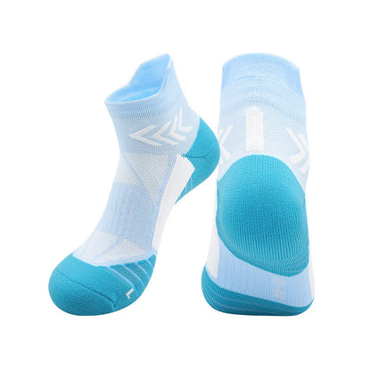 Graphics Print Running Ankle Compression Socks(4 Pairs)