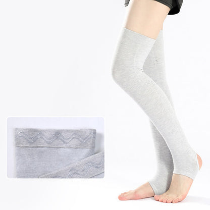Pure Cotton Thigh Sleeves with Non-slip Silicone Grip