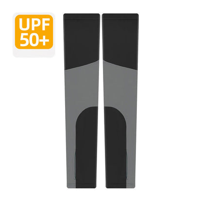 Plusock Color Block Breathable Sun Protection Arm Sleeves