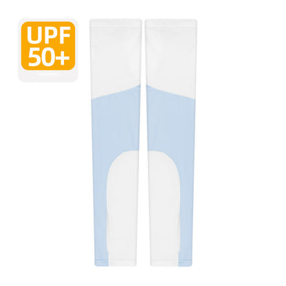 Plusock Color Block Breathable Sun Protection Arm Sleeves