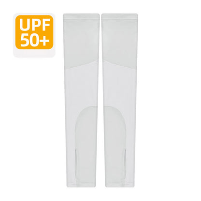 Plusock Color Block Breathable Sun Protection Arm Sleeves