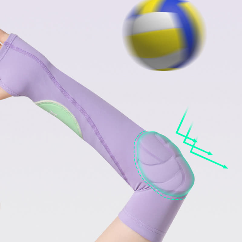 Plusock Finger Loop Sports Arm Compression Sleeve