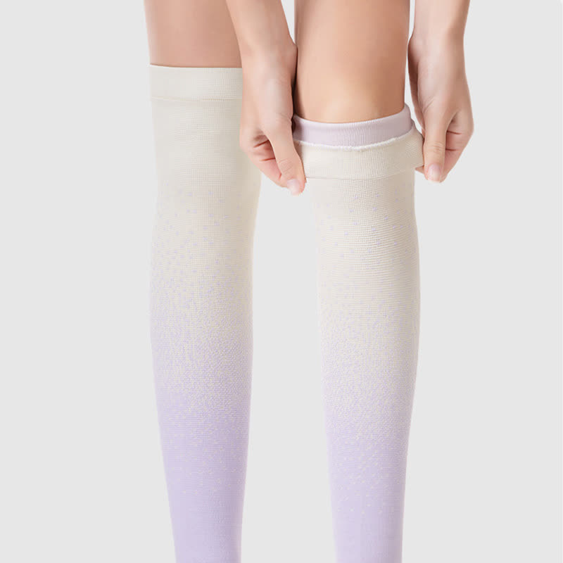 Plusock Gradient Color Breathable Sports Thigh Sleeves
