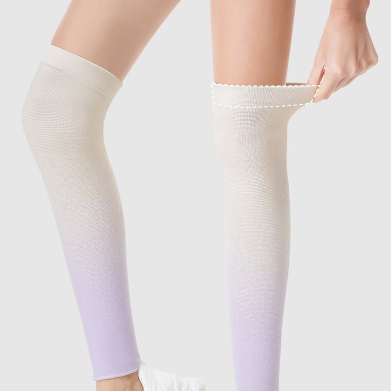 Plusock Gradient Color Breathable Sports Thigh Sleeves