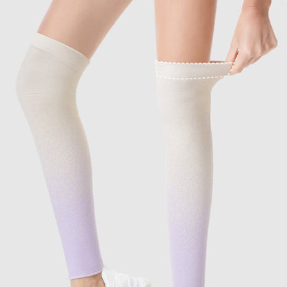 Plusock Gradient Color Breathable Sports Thigh Sleeves