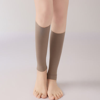 Solid Color Basic Breathable Calf Sleeves - image 3