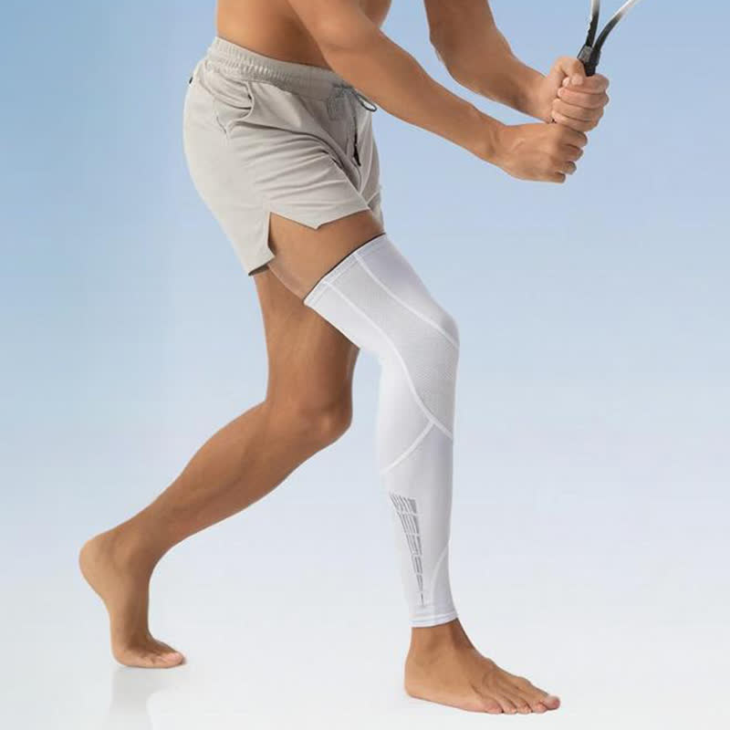 Reflective Non-slip Cycling Compression Thigh Sleeves - image 3