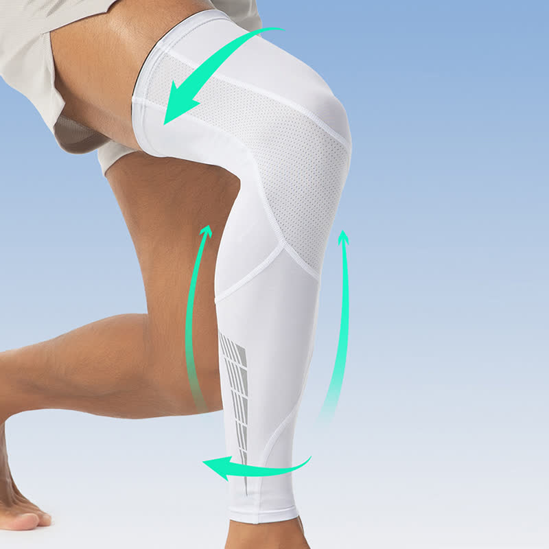 Reflective Non-slip Cycling Compression Thigh Sleeves - image 2