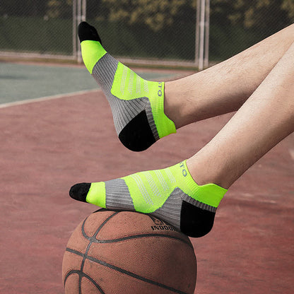 Colorblock Letter Print Ankle Compression Socks(5 Pairs) - image 13