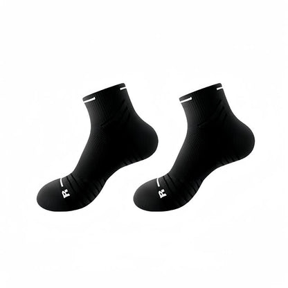 Cushioned Running Ankle Compression Socks(8 Pairs) - Black - EU38-45(US5-11) - image 6