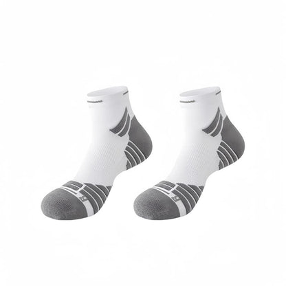 Cushioned Running Ankle Compression Socks(8 Pairs) - Grey - EU38-45(US5-11) - image 8