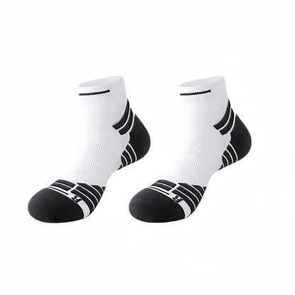 Plusock Cushioned Running Ankle Compression Socks(3 Pairs) - Black&White - EU38-45(US5-11) - image 8