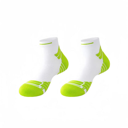 Cushioned Running Ankle Compression Socks(8 Pairs) - Green - EU38-45(US5-11) - image 13