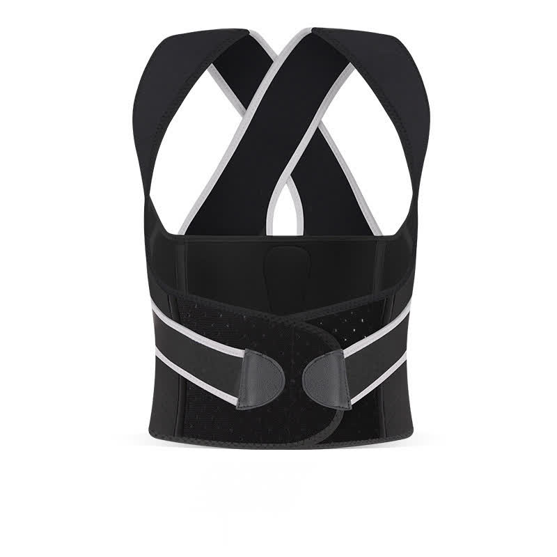 Plusock Invisible Breathable Posture Corrector Shoulder Brace - Black - 2XL - image 6
