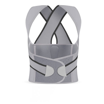Plusock Invisible Breathable Posture Corrector Shoulder Brace - Grey - 2XL - image 7