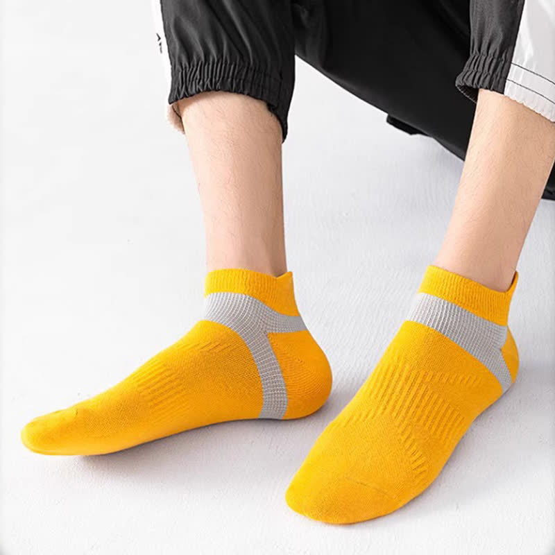 Anti-blister Cotton Athletic Ankle Compression Socks(5 Pairs) - image 8